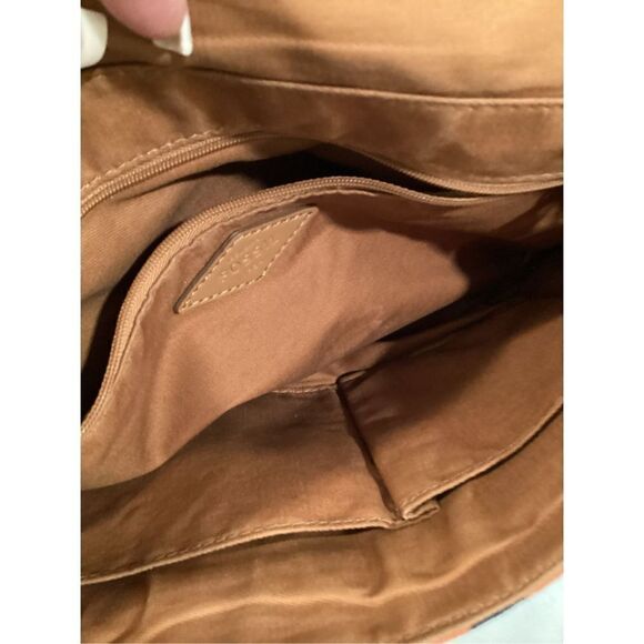 Fossil Preston Flap Canvas Crossbody Bag Floral Pockets Galore GUC - Picture 8 of 14